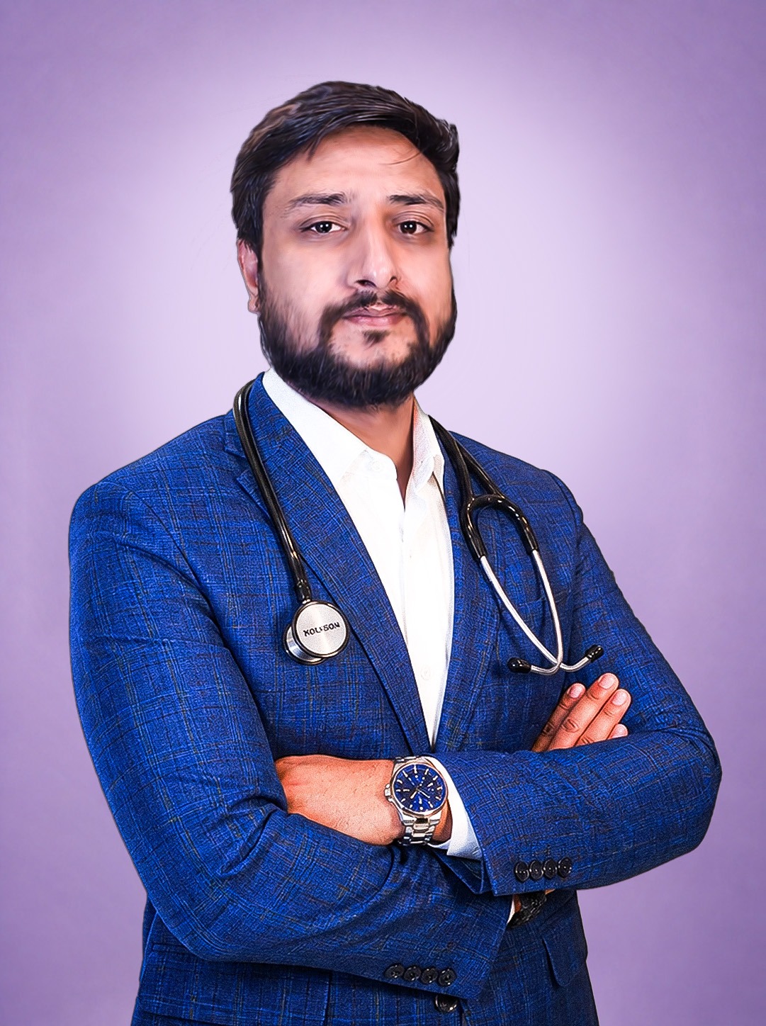 Dr. Ankush Garg in consultation room
